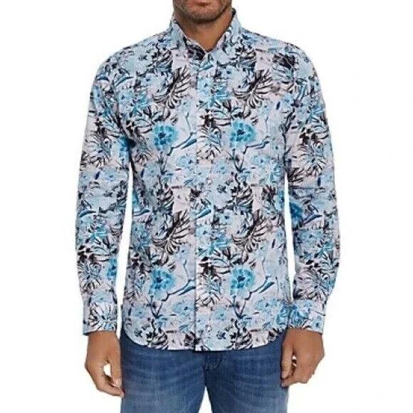 Robert Graham L92419 Mens Multi Villa Long Sleeve Floral Shirt Size L: Robert Graham L92419 Mens Multi Villa Long Sleeve Floral Shirt Size L Pattern: Floral Sleeve Length: Long Sleeve Closure: Button Neckline: Collared Size: L Garment Care: Machine Washable Color: Multic