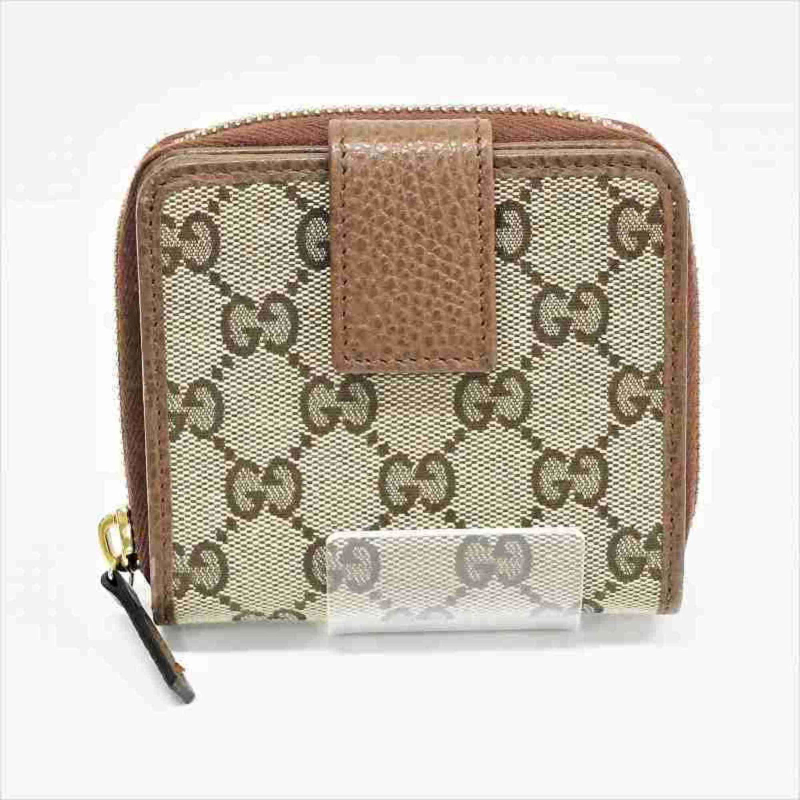 Gucci fold wallet GG canvas GUCCI bi 346056 2184 brown round coin purse: Gucci fold wallet GG canvas GUCCI bi 346056 2184 brown round coin purse Brand: Gucci Type: Coin purse/coin case Material: GG canvas Leather GG canvas: Leather: Color: Brown Size (HxWxD): 9.5cm x 10.5c