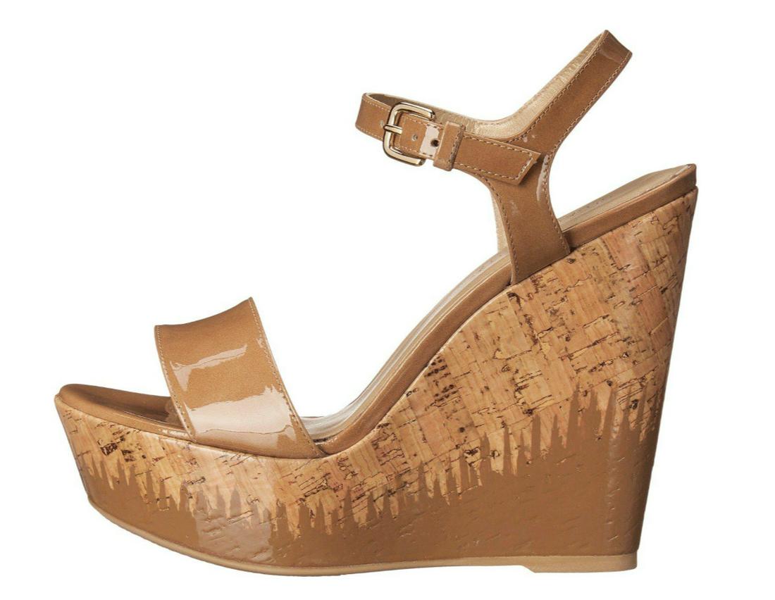 Stuart Weitzman Single Sky Women's Patent Brown Wedge Heels N4580 Size 8.5 W: Stuart Weitzman Single Sky Women's Patent Brown Wedge Heels N4580 Size 8.5 W Brand: Stuart Weitzman Toe Shape: Open Toe Type: Heel Us Shoe Size: 8.5 Heel Style: Wedge Color: Brown Heel Type: Wedge Sty