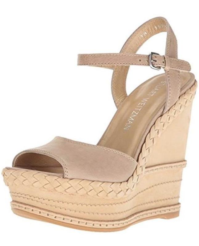 Stuart Weitzman Women's Clean Brown Leather Wedge Sandal N4395 Size 10: Stuart Weitzman Women's Clean Brown Leather Wedge Sandal N4395 Size 10 Brand: Stuart Weitzman Type: Sandal Us Shoe Size: 10 Heel Style: Wedge Color: Brown Model: Stuart Weitzman N 4395 Style: Wedge Sa