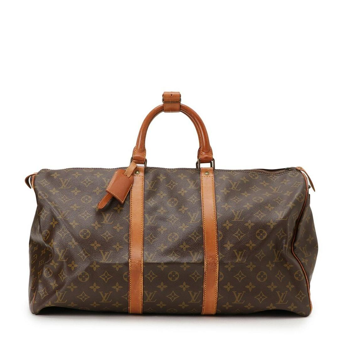 LOUIS VUITTON Keepall 50 M41426 Monogram SD Boston Bag Monogram Canvas: LOUIS VUITTON Keepall 50 M41426 Monogram SD Boston Bag Monogram Canvas Brand: LOUIS VUITTON Style: Boston Bag Exterior Color: Monogram Exterior Material: Monogram Canvas Model Number: M41426 Product N