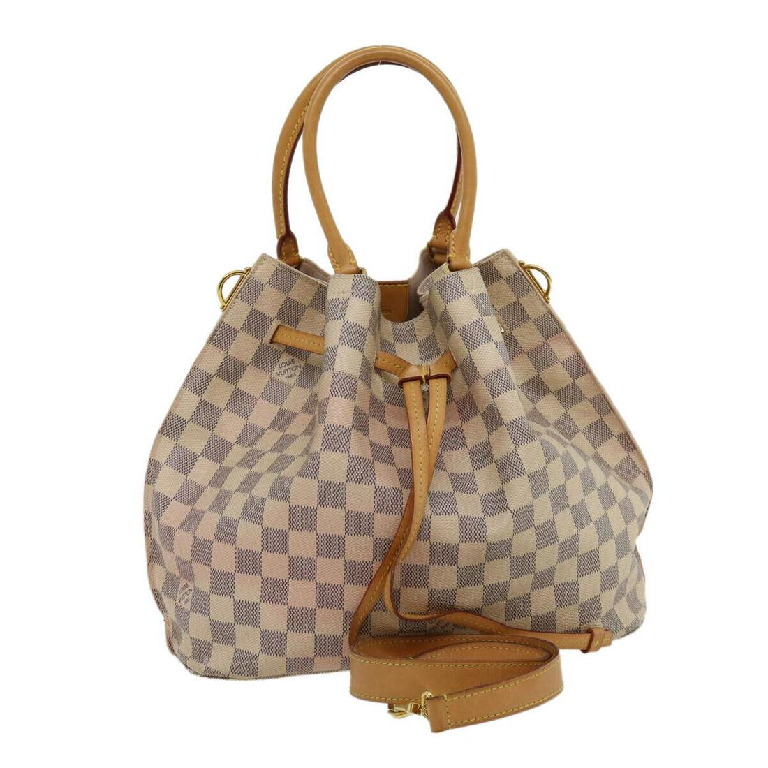 LOUIS VUITTON Damier Azur Girolata 2Way Shoulder Bag Hand Bag N41579: LOUIS VUITTON Damier Azur Girolata 2Way Shoulder Bag Hand Bag N41579 Brand: LOUIS VUITTON Style: Hand Bag Material: Damier Azur Canvas Exterior Color: Damier Azur Bag Height: 10.6inch(Approx) / 27cm(A