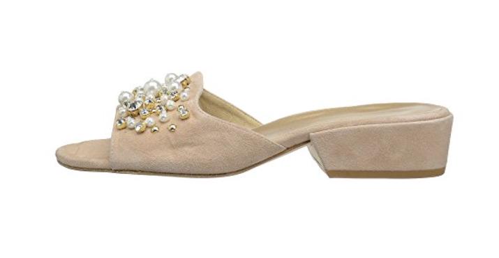 Stuart Weitzman Decorslide Bisque Suede Women's Slide Sandals N5111 Size 6.5 M: Stuart Weitzman Decorslide Bisque Suede Women's Slide Sandals N5111 Size 6.5 M Style: Sandals Heel Style: Block Type: Sandal Upper Material: Suede Color: Beige Brand: Stuart Weitzman Shoe Width: Mediu