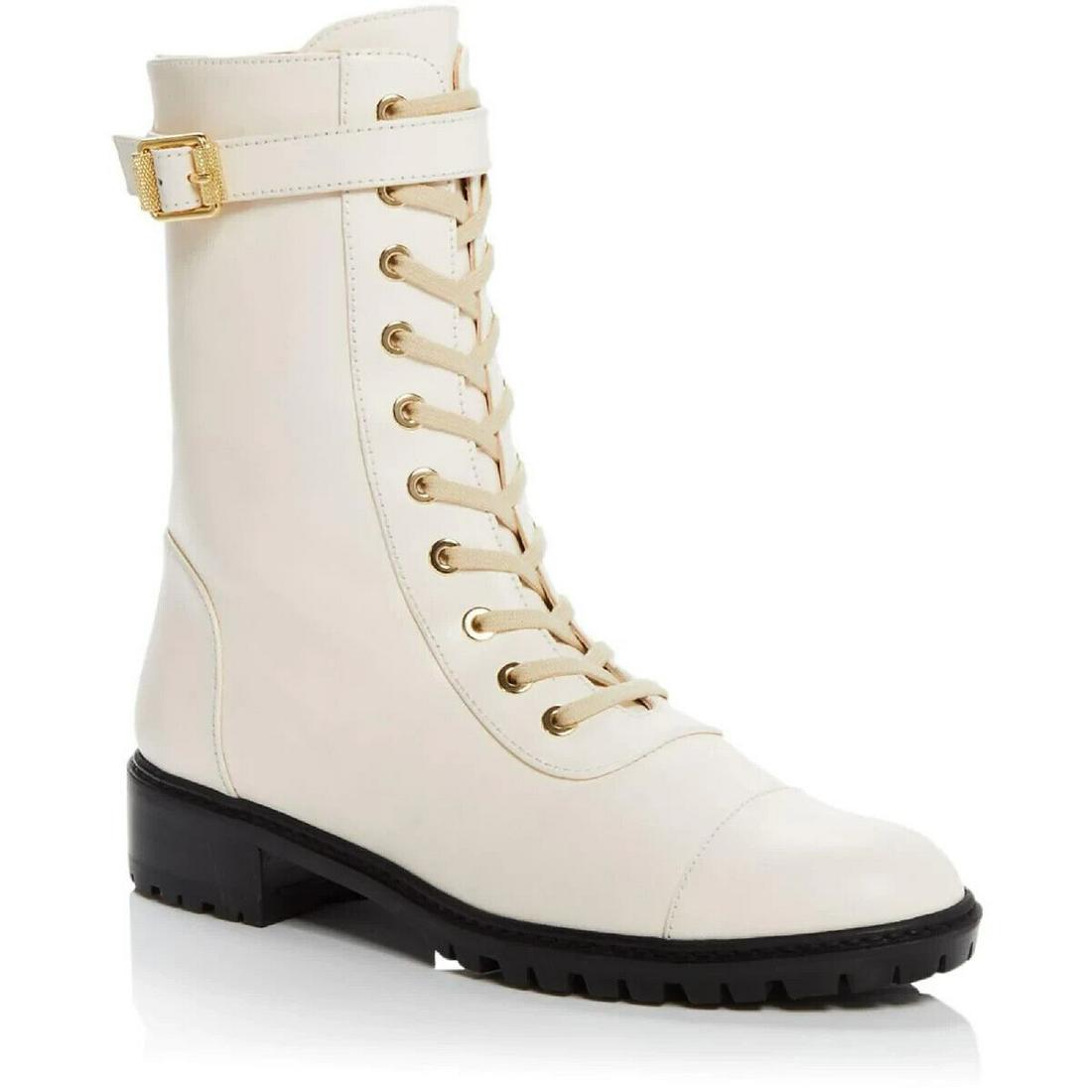 Stuart Weitzman N6535 Womens White Thalia Combat Booties Size US 8.5 EU 39: Stuart Weitzman N6535 Womens White Thalia Combat Booties Size US 8.5 EU 39 Brand: Stuart Weitzman Type: Boot Closure: Zip Us Shoe Size: 8.5 Eu Shoe Size: 39 Color: White Style: Combat Upper Material:
