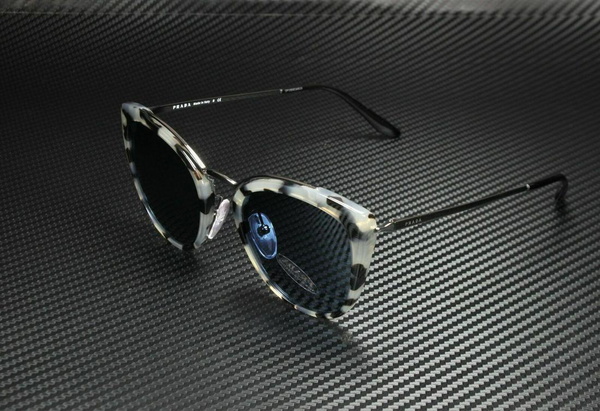 Prada Pr 20us Hu7219 Gunmetal Grey Havana Blue Women's Sunglasses 54mm Prada Pr 20us Hu7219 Gunmetal Grey Havana Blue Women's Sunglasses 54mm