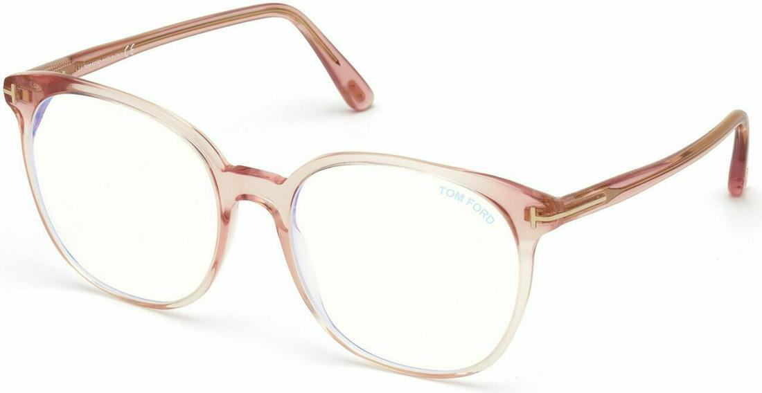 TOM FORD FT5671-F-B 072 Pink Blue Blockers Round Women's 55 mm Eyeglasses: TOM FORD FT5671-F-B 072 Pink Blue Blockers Round Women's 55 mm Eyeglasses Brand: Tom Ford Frame Color: Blue Style: Round Type: Eyeglasses New The BIDHAUS Guarantee: All items in this auction are guara