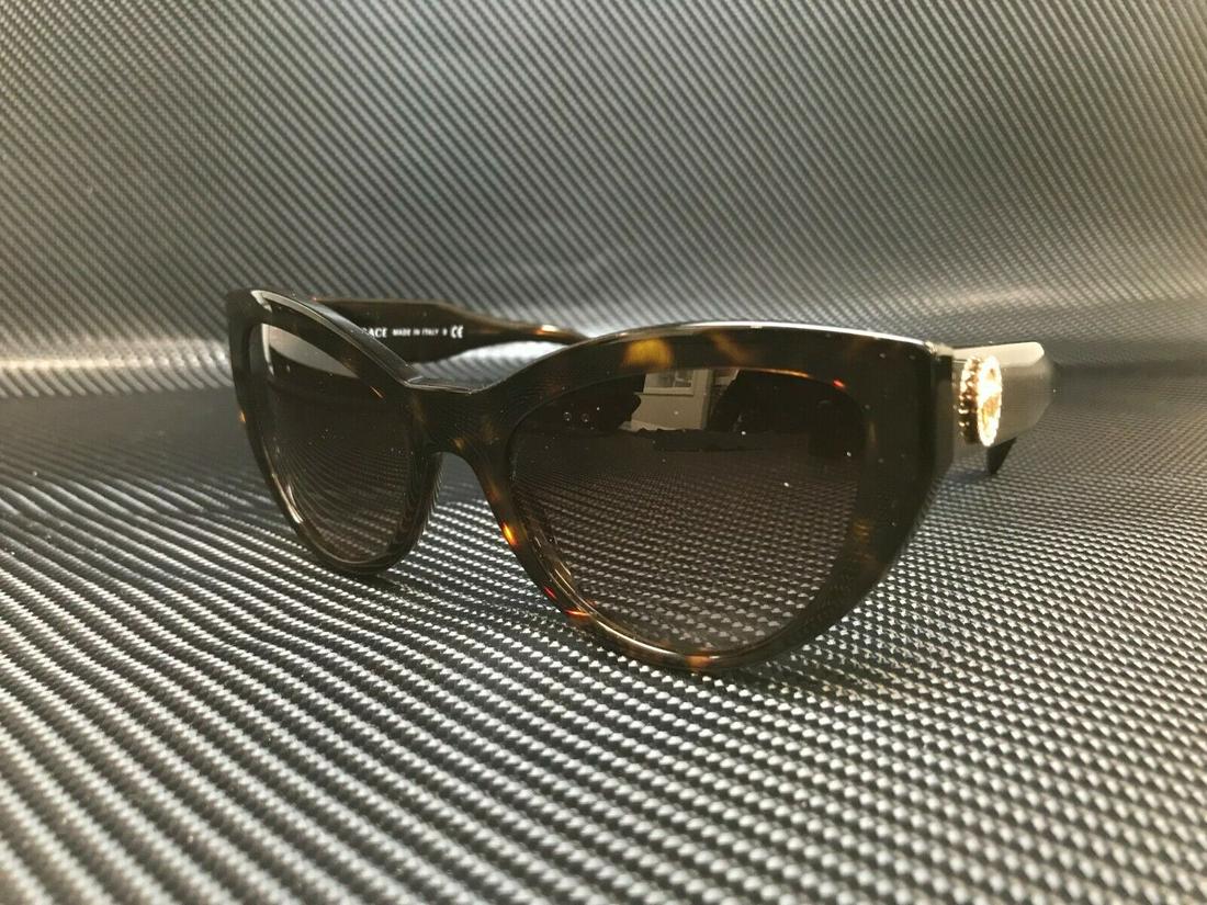 VERSACE VE4381B 108 13 Havana Brown Gradient Women's Sunglasses 53 mm: VERSACE VE4381B 108 13 Havana Brown Gradient Women's Sunglasses 53 mm Type: Sunglasses Brand: Versace Frame Color: Brown New The BIDHAUS Guarantee: All items in this auction are guaranteed to be 100%