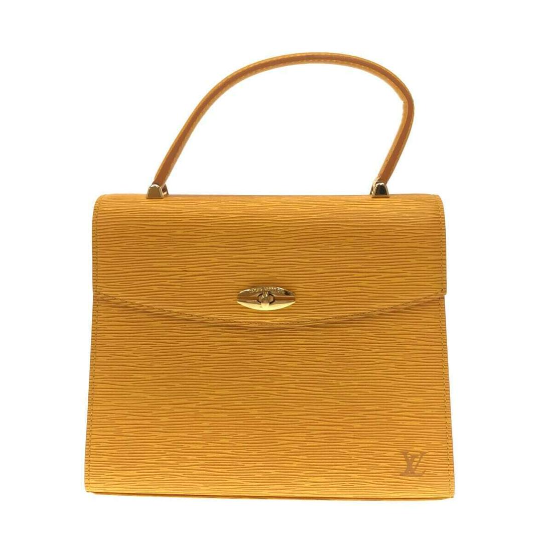 LOUIS VUITTON Malesherbes M52379 Jaune Epi MI0935 Handbag: LOUIS VUITTON Malesherbes M52379 Jaune Epi MI0935 Handbag Brand: LOUIS VUITTON Style: Handbag Exterior Color: Jaune Exterior Material: Leather (LV logo engraved) Model Number: M52379 Product Name: Mal