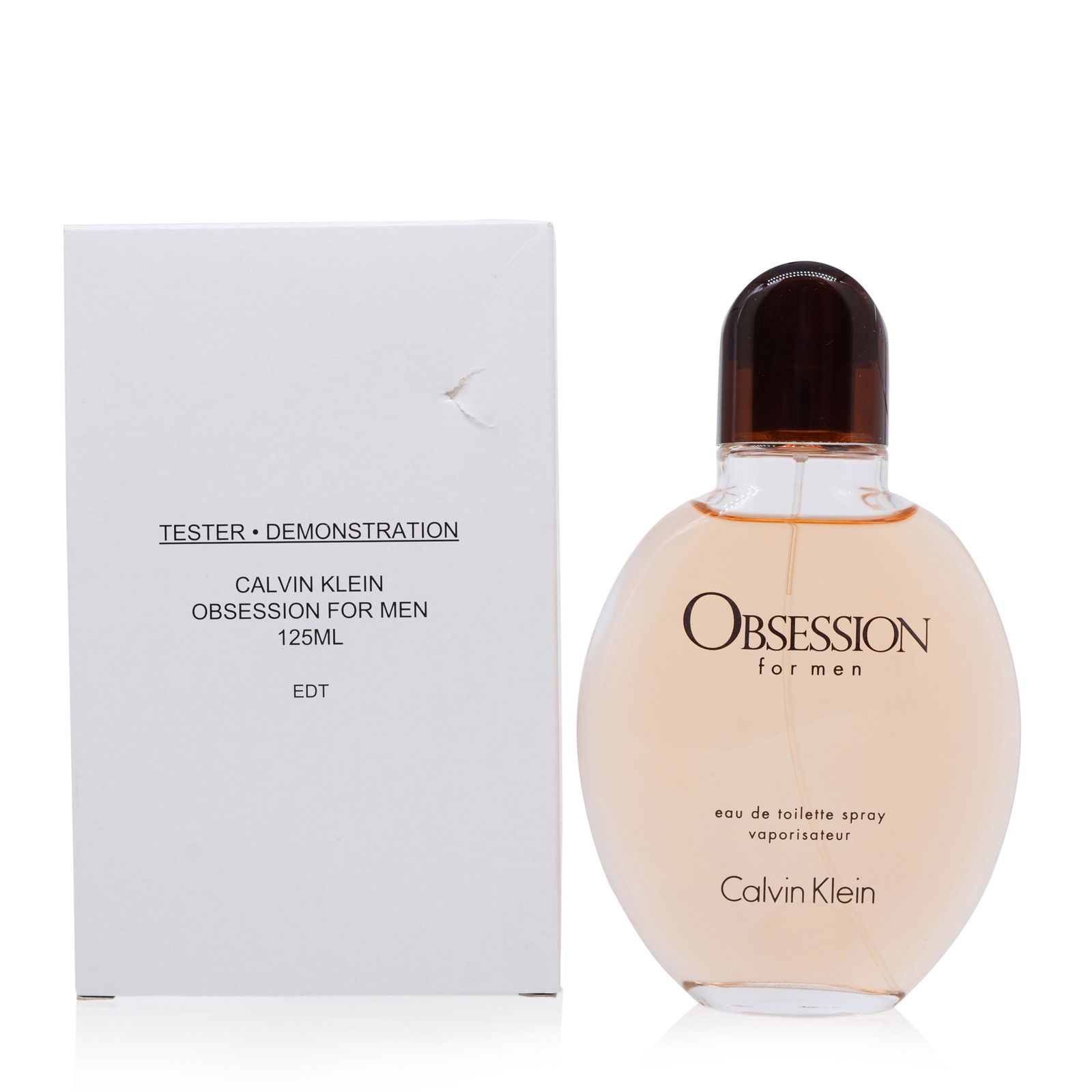 OBSESSION MEN/CALVIN KLEIN EDT SPRAY NO CAP TESTER 4.0 OZ (120 ML) (M): OBSESSION MEN/CALVIN KLEIN EDT SPRAY NO CAP TESTER 4.0 OZ (120 ML) (M) OBSESSION MEN EDT SPRAY 4.0 OZ CALVIN KLEIN The BIDHAUS Guarantee: All items in this auction are guaranteed to be 100% authentic.