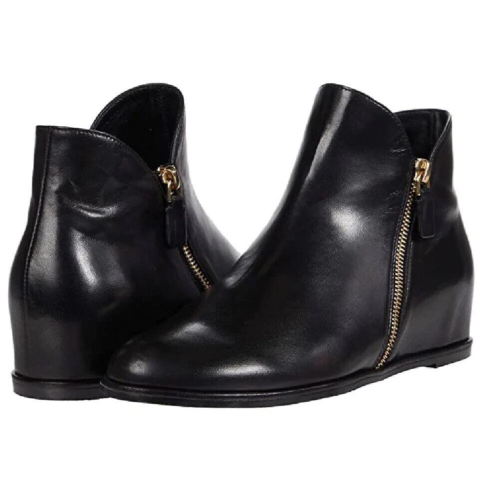 Stuart Weitzman N4027 Women's Black Rashia Ankle Boots Size US 8.5 EU 39: Stuart Weitzman N4027 Women's Black Rashia Ankle Boots Size US 8.5 EU 39 Shoe Shaft Style: Ankle Character: Boots Closure: Zip Us Shoe Size: 8.5 Eu Shoe Size: 39 Color: Black Heel Height: Low (1-1.9 i
