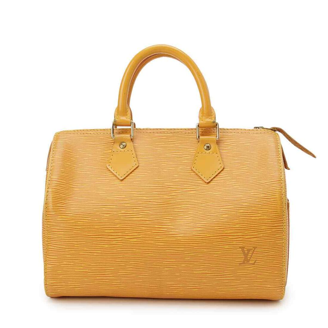 LOUIS VUITTON Speedy 25 M43019 Jaune Epi VI0945 Women's Handbag: LOUIS VUITTON Speedy 25 M43019 Jaune Epi VI0945 Women's Handbag Brand: LOUIS VUITTON Style: Handbag Exterior Color: Jaune Exterior Material: Leather (LV logo engraved) Model Number: M43019 Product Nam