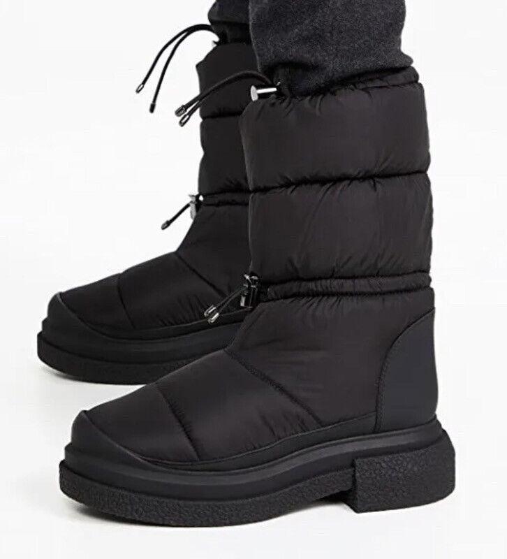 Stuart Weitzman N6938 Womens Black Cam SportLift Boots Size US 5B EU35.5: Stuart Weitzman N6938 Womens Black Cam SportLift Boots Size US 5B EU35.5 Brand: Stuart Weitzman Pattern: Solid Type: Boot Character: Boots Us Shoe Size: 5B Eu Shoe Size: 35.5 Color: Black Model: N6938