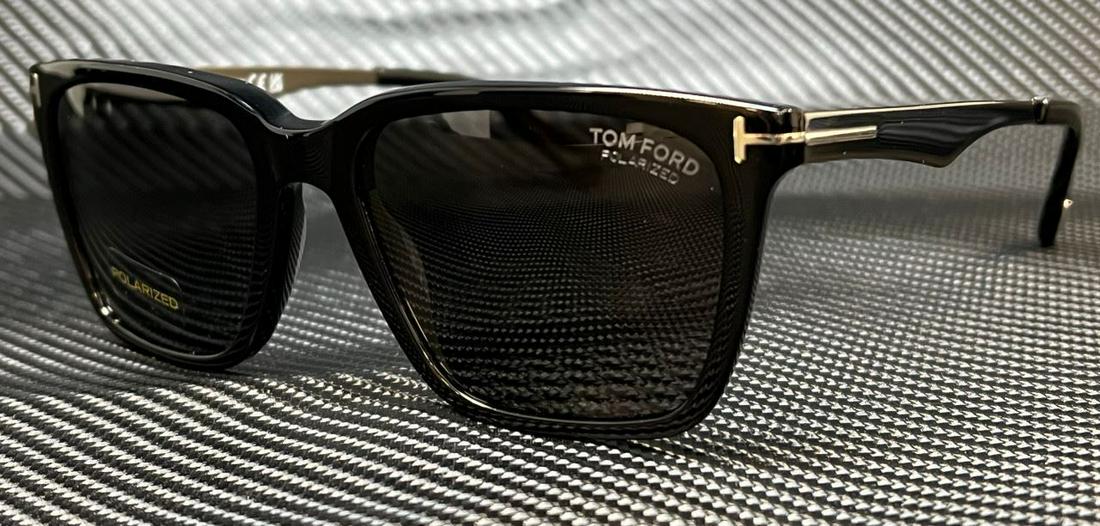 TOM FORD Garrett FT0862 01D Black Grey Polarized Men's 54 mm Sunglasses: TOM FORD Garrett FT0862 01D Black Grey Polarized Men's 54 mm Sunglasses Brand: Tom Ford Frame Color: Black Type: Sunglasses New The BIDHAUS Guarantee: All items in this auction are guaranteed to be 10