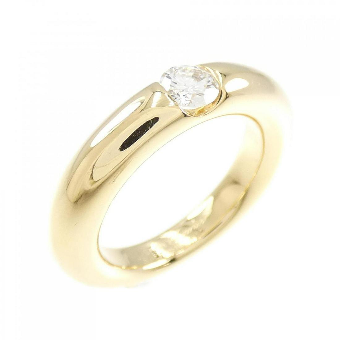 Cartier Ellipse Ring 0.25CT: Cartier Ellipse Ring 0.25CT Brand: Cartier Style: Ring Material: 750 Yellow Gold "Gender: Ladies" Size: 8.0 (JPN size) (48) Accessories: No accessories Main Stone: Diamond 0.25CT Weight: Weight about: