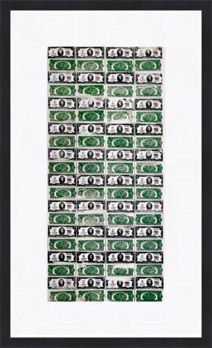 Andy Warhol Print "Two Dollar Bills " Custom Framed: Andy Warhol Print "Two Dollar Bills " Custom Framed Features: Framed Matted Region Of Origin: united states Item Width: 16 in Title: Two Dollar Bills Production Technique: Lithography Item Length: 16