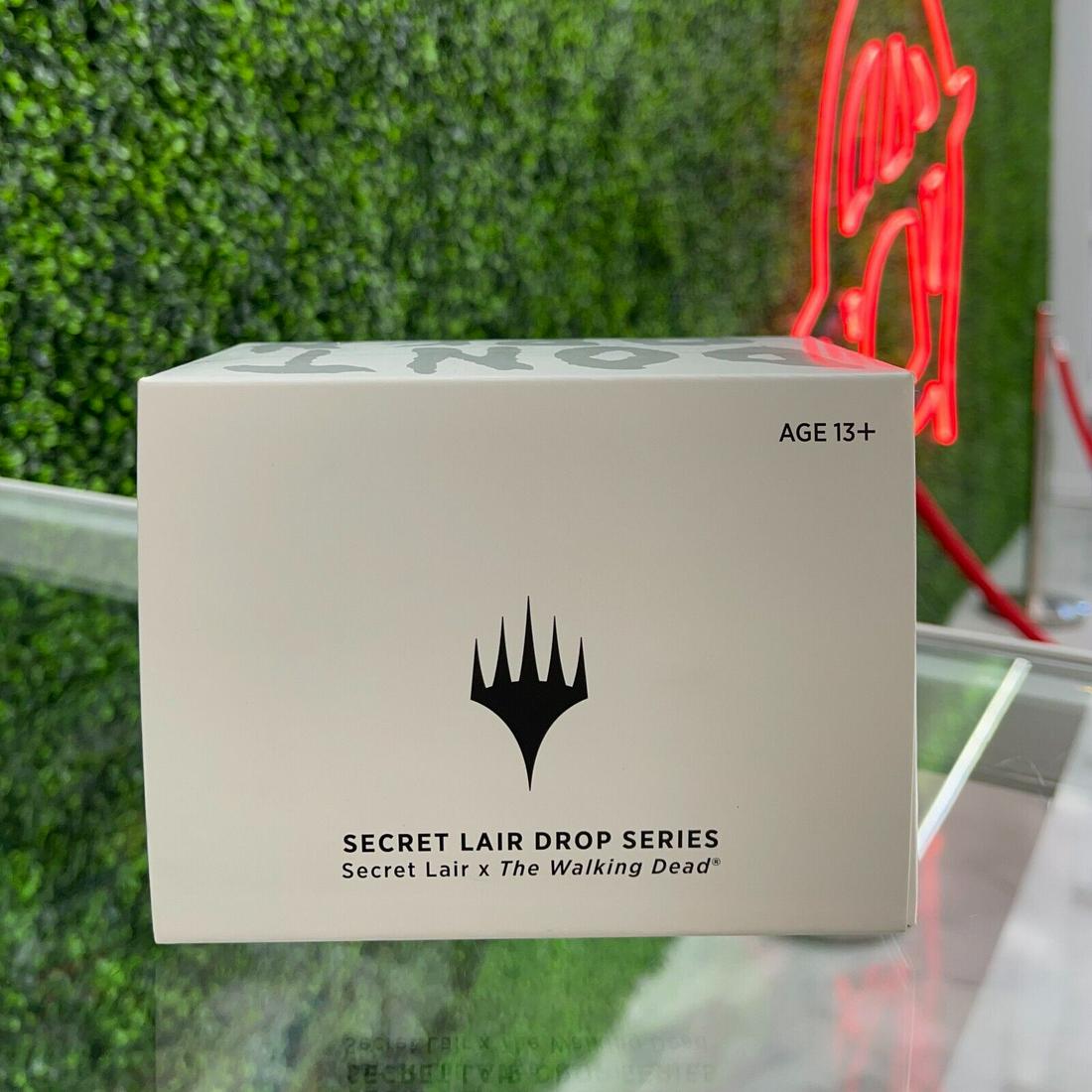 Magic the Gathering Walking Dead Secret Lair Factory Sealed MTG FOIL Unopened: Magic the Gathering Walking Dead Secret Lair Factory Sealed MTG FOIL Unopened Set: Secret Lair Character: Michonne Daryl Negan Rick Glen Number Of Boxes: 1 Features: FOIL Borderless Limited Edition Sh