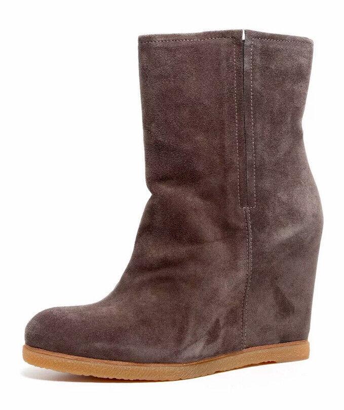 Stuart Weitzman Bootscout Women's Brown Suede Wedge Boot N4508 Size 10 M: Stuart Weitzman Bootscout Women's Brown Suede Wedge Boot N4508 Size 10 M Character: Boots Model: N4508 Style: Ankle Boots Material: Suede Heel Type: Wedge Heel Style: Wedge Heel Height: High (3 in. an