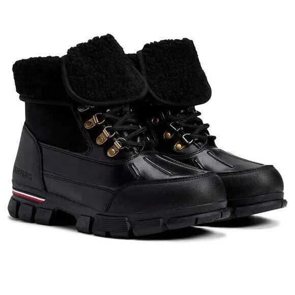 Tommy Hilfiger N6683 Men Black Rugged Idan Ankle Boots Size US 8.5 EU 41.5: Tommy Hilfiger N6683 Men Black Rugged Idan Ankle Boots Size US 8.5 EU 41.5 Brand: Tommy Hilfiger Type: Boot Character: Boots Closure: Lace Up Us Shoe Size: 8.5 Eu Shoe Size: 41.5 Color: Black Model: T
