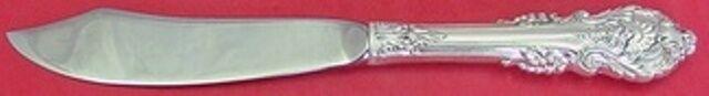 Sir Christopher by Wallace Sterling Silver Fish Knife HH with Stainless 8 1/4": Sir Christopher by Wallace Sterling Silver Fish Knife HH with Stainless 8 1/4" Sir christopher by wallacesir christopher by wallace sterling silver hollow handle with stainless implement fish knife, 8