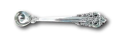 Grande Baroque by Wallace Sterling Silver Mustard Ladle Custom Made 4 3/4": Grande Baroque by Wallace Sterling Silver Mustard Ladle Custom Made 4 3/4" Grande baroque by wallace sterling silver mustard ladle custom made 4 3/4" in the pattern grande baroque by wallace. It is no