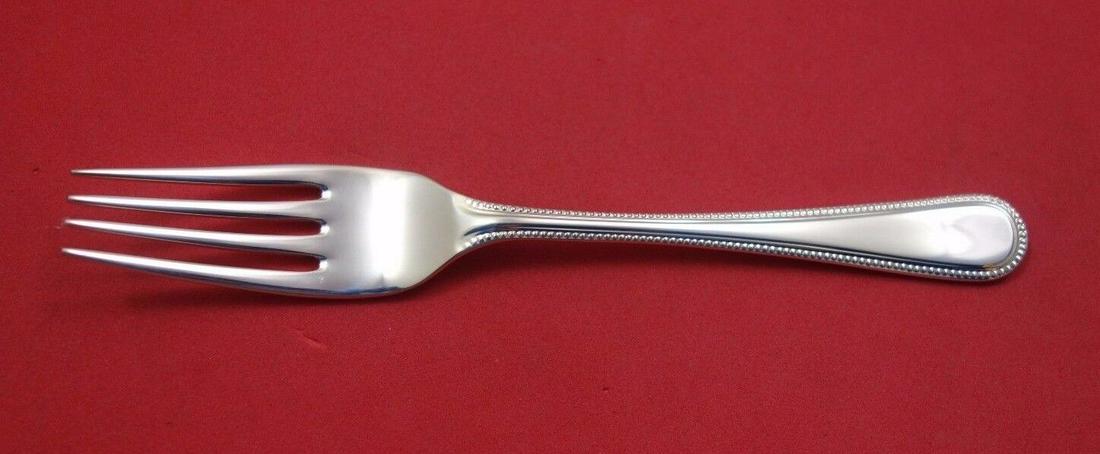 Bead Round by Carrs Sterling Silver Cake Fork New, Never Used 5 3/4": Bead Round by Carrs Sterling Silver Cake Fork New, Never Used 5 3/4" Bead round by carrsbead round by carrs sterling silver cake fork new, never used, 5 3/4". It is not monogrammed and is in excellent