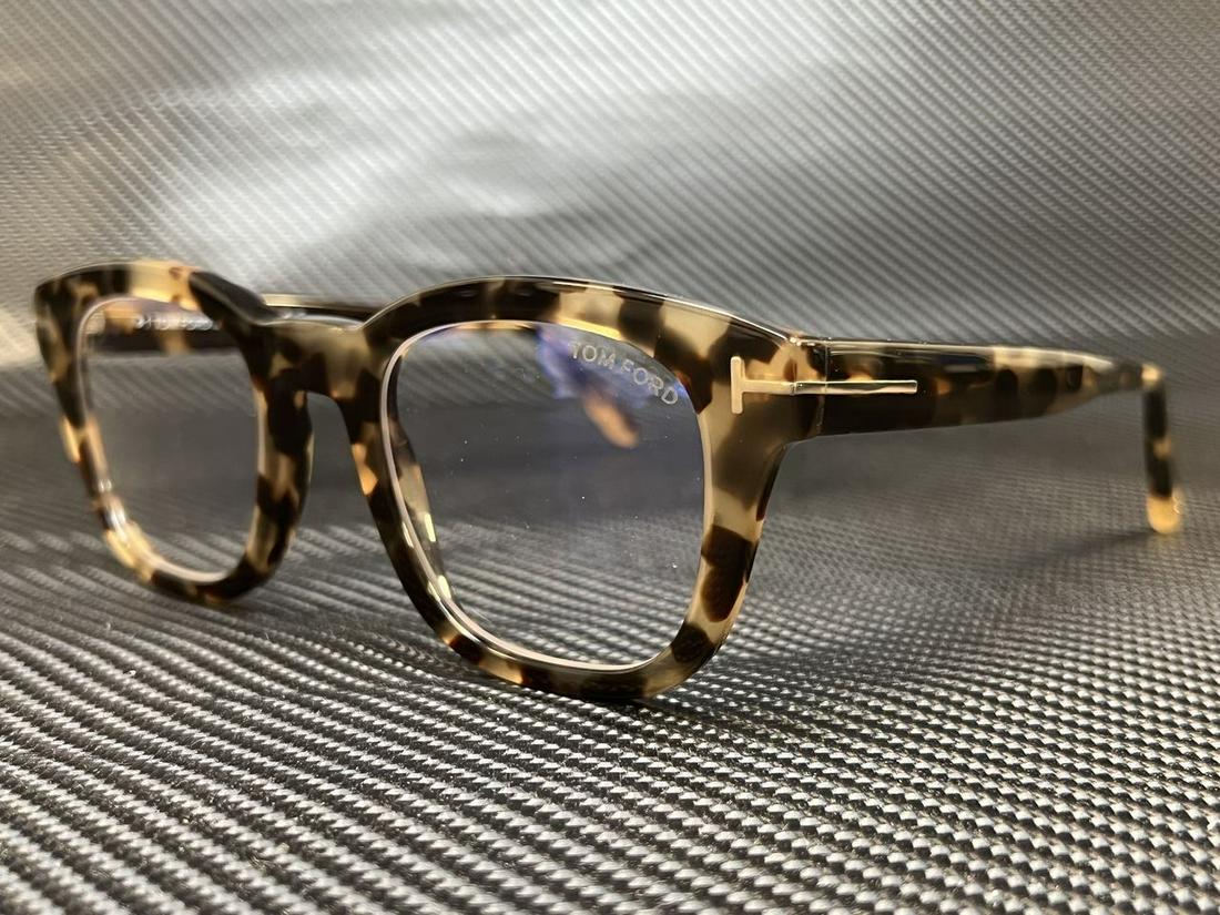 TOM FORD FT5542-B 056 Havana Round 50 mm Men's Eyeglasses: TOM FORD FT5542-B 056 Havana Round 50 mm Men's Eyeglasses Vertical: 43 mm Bridge Width: 22 mm Vintage: No Brand: Tom Ford Frame Color: Brown Type: Eyeglasses Model: Tom Ford FT5542-B Style: Square Fra