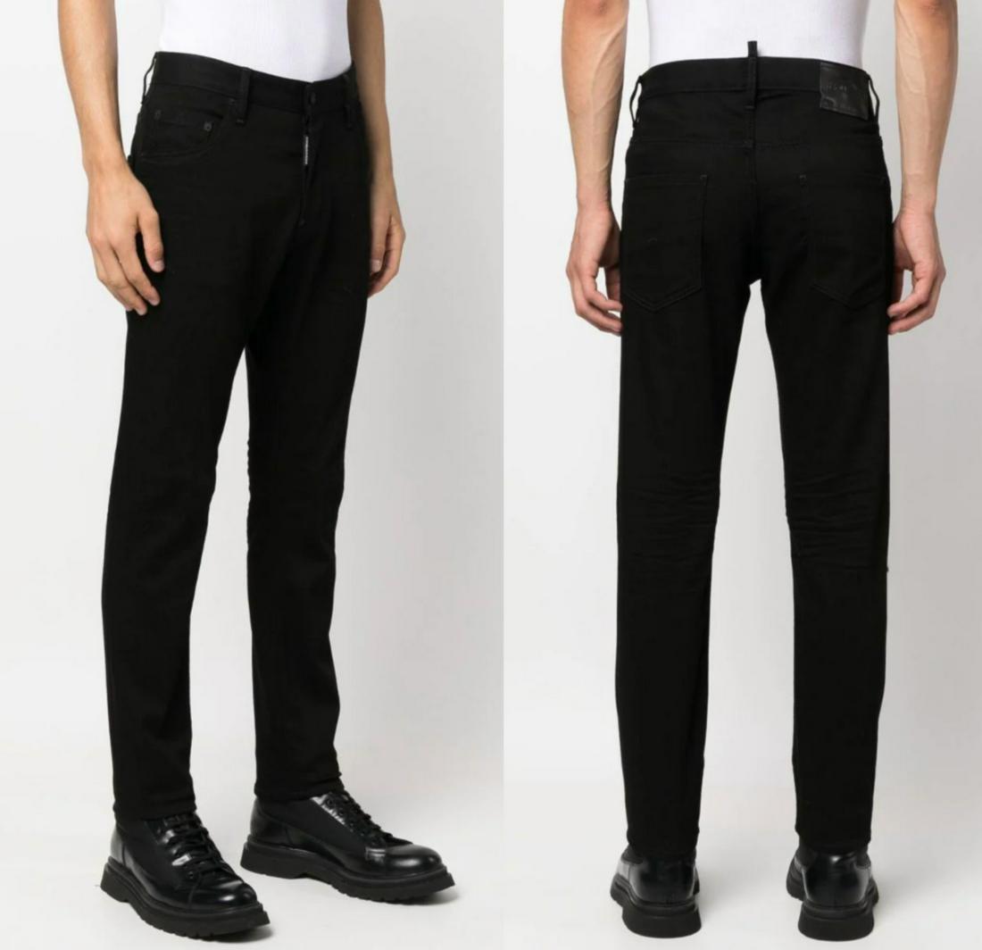 DSQUARED2 JEANS 16CM SKATER BULL COTTON DENIM PANTS HOSE TROUSERS New Collection: DSQUARED2 JEANS 16CM SKATER BULL COTTON DENIM PANTS HOSE TROUSERS New Collection Brand: Dsquared2 Style: Slim Textile Care: Machine Washable Accents: Button TOM Ford TAPERED FIT COMFORT DENIM PANTS JE