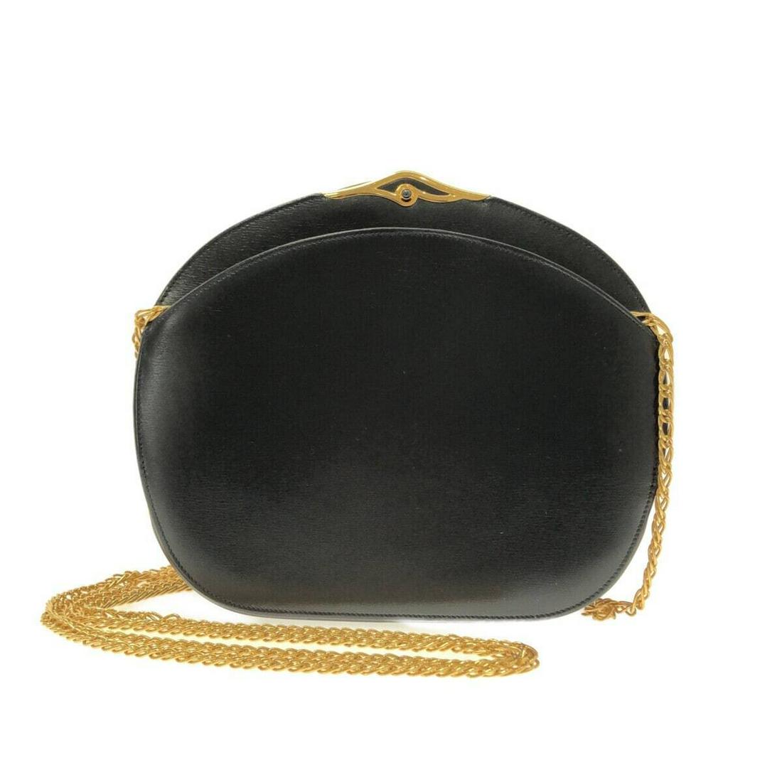 Cartier Sapphire Line - Dark Navy Leather Shoulder Bag: Cartier Sapphire Line - Dark Navy Leather Shoulder Bag Brand: Cartier Style: Shoulder Bag Exterior Color: Dark Navy Exterior Material: Leather Product Name: Sapphire Line Accessories: Box Guarantee Ty