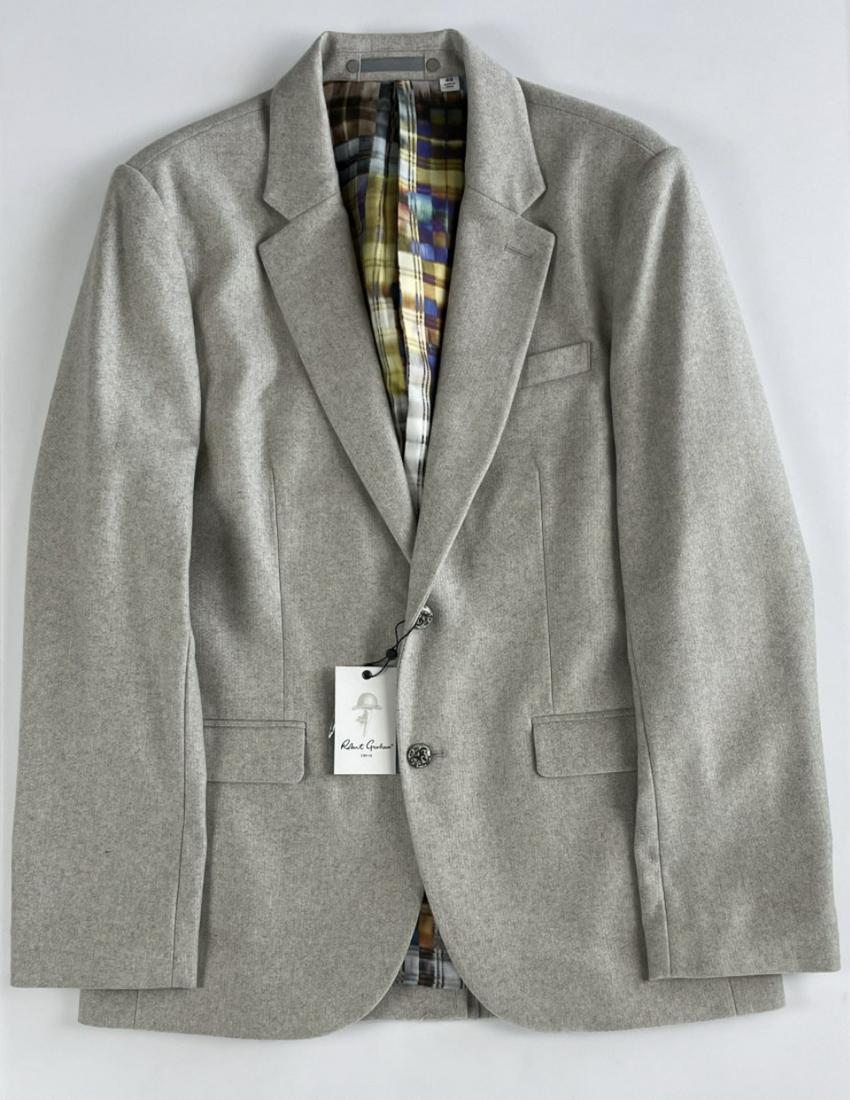 Robert Graham 100% Cashmere Blazer Cashmere Jacket Sports Jacket Coat New 40-: Robert Graham 100% Cashmere Blazer Cashmere Jacket Sports Jacket Coat New 40- Marque: Robert Graham Style: Veste De Costume Entretien Du Textile: Seulement chimique Nettoyage Vintage: Non Categorie De