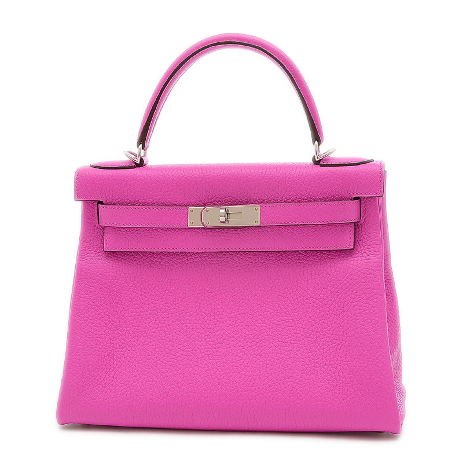 Hermes Kelly 28 Inner Stitch Taurillon Clemence Magnolia C Engraved Handbag: Hermes Kelly 28 Inner Stitch Taurillon Clemence Magnolia C Engraved Handbag Brand: Hermes Line: Kelly Type: Handbag Material: Taurillon clemence leather Taurillon clemence leather: Hardware Color: Sil