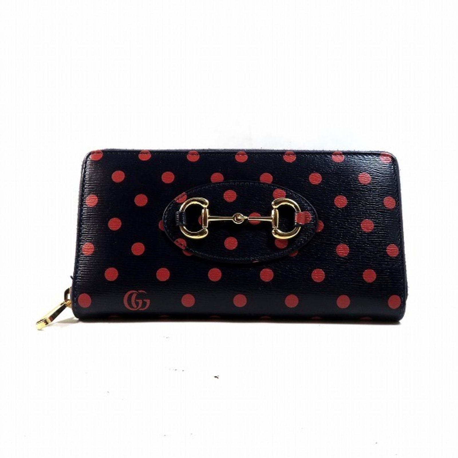 Gucci GUCCI Horsebit Zip Around Wallet 621889 Long Ladies: Gucci GUCCI Horsebit Zip Around Wallet 621889 Long Ladies Brand: Gucci Type: Long wallet (bi-fold) Gender: Women Material: Leather Leather: Color: Navy Red color Size (HxWxD): 10cm x 19cm x 3cm / 3.93