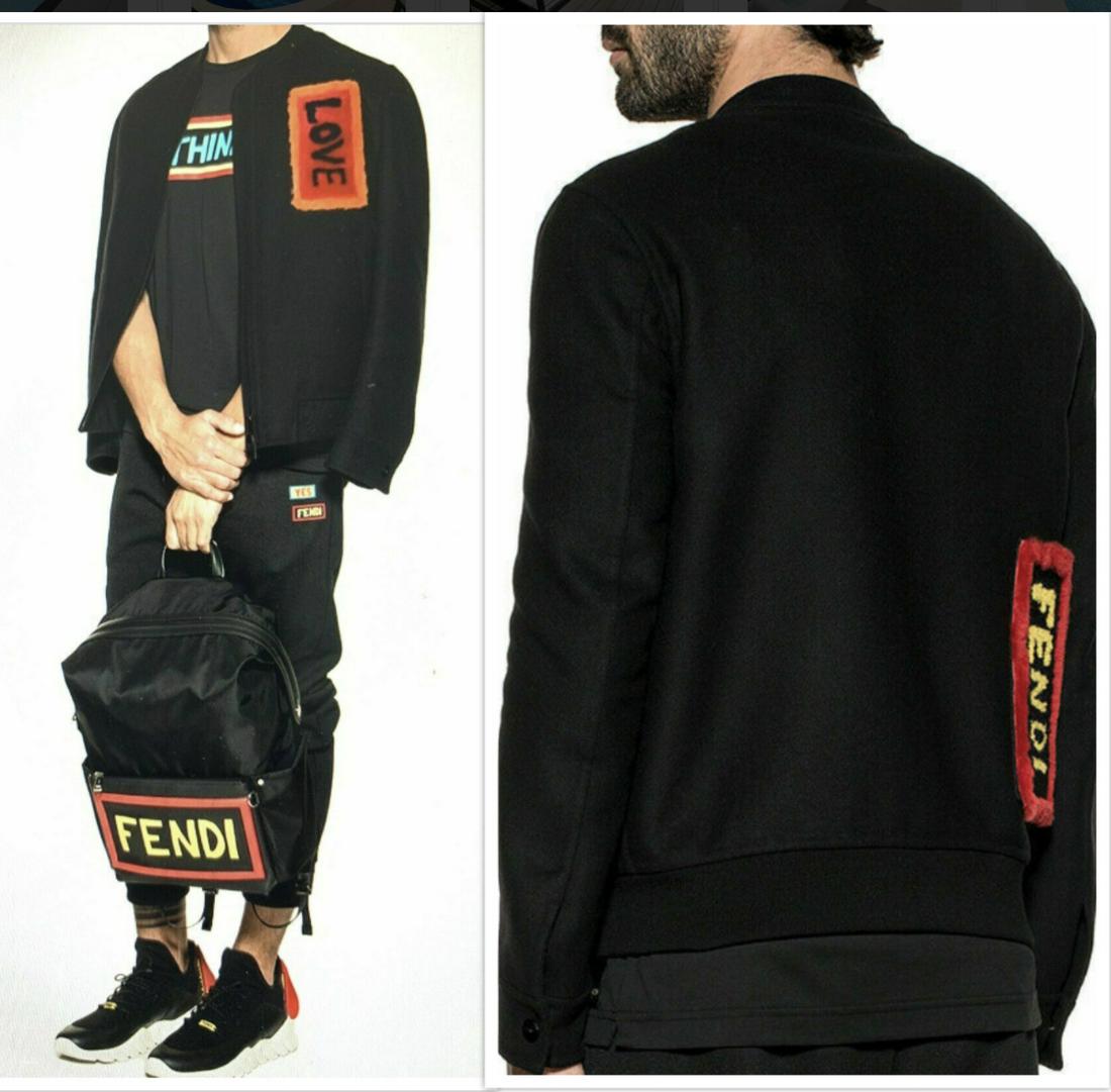 Fendi Cashmere Wool Vintage College Old School Bomber Jacket Blouson 46: Fendi Cashmere Wool Vintage College Old School Bomber Jacket Blouson 46 Brand: Fendi Style: Bomber Jacket Vintage: No Size Type: slim sizes Heat Degree: Medium Weight Theme: Beckham Australia Casual C