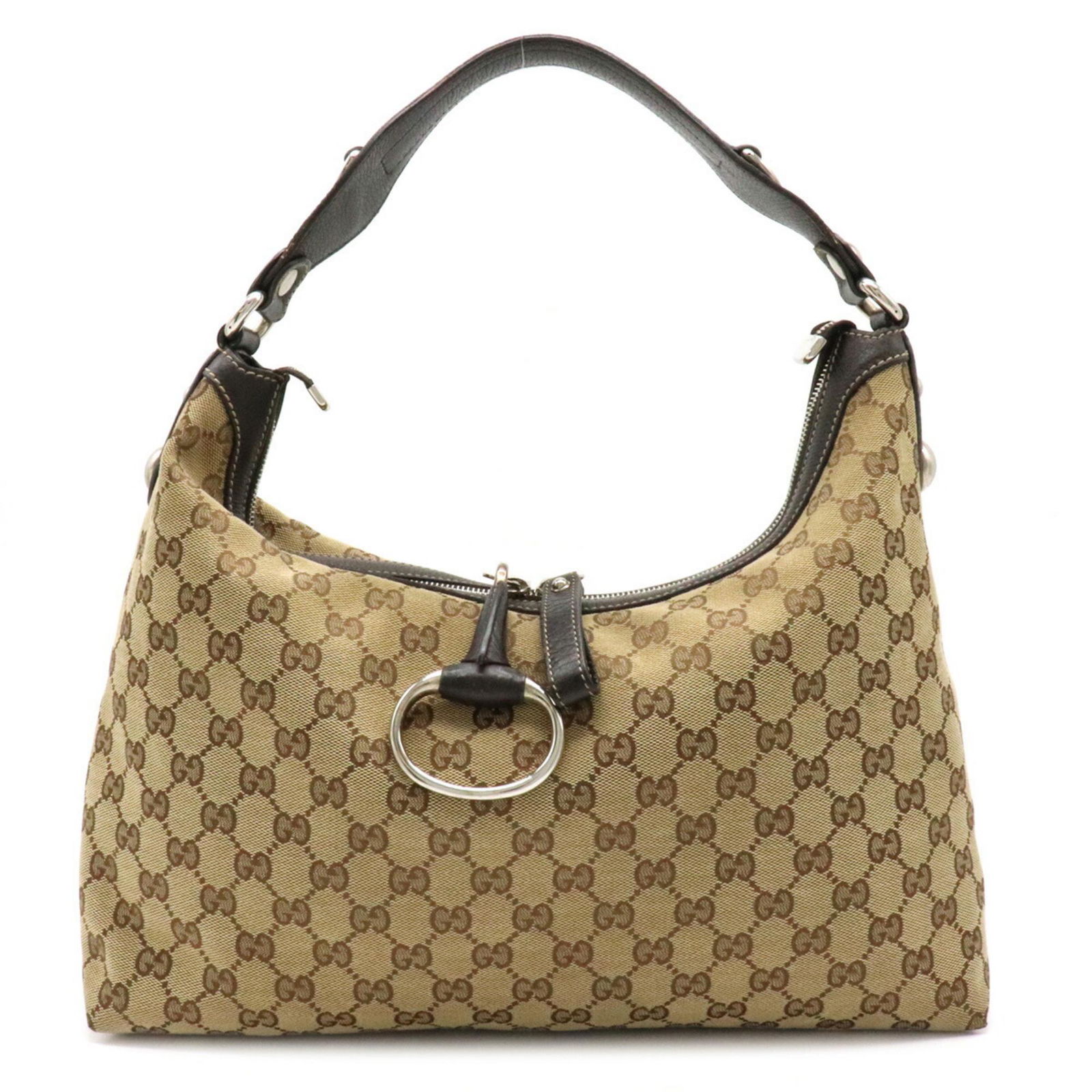 GUCCI Gucci GG canvas shoulder bag one handbag leather khaki beige dark brown 232961: GUCCI Gucci GG canvas shoulder bag one handbag leather khaki beige dark brown 232961 Brand: Gucci Line: GG Canvas Type: Handbag Shoulder bag Material: GG canvas GG canvas: Color: Beige Dark brown Khak
