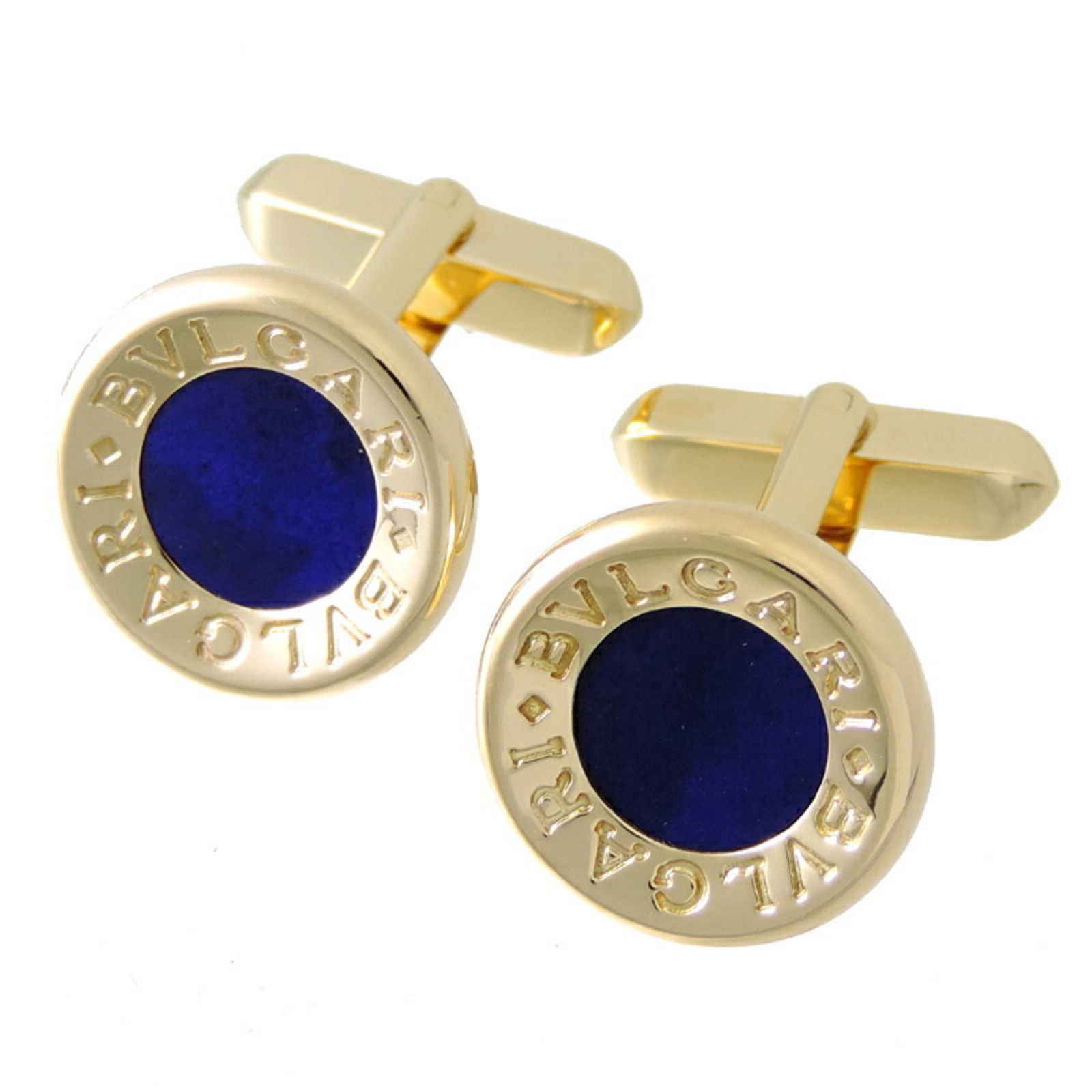 Bvlgari bulgari lapis lazuli mens cufflinks 750 yellow gold blue: Bvlgari bulgari lapis lazuli mens cufflinks 750 yellow gold blue Brand: Bvlgari Line: Bvlgari Bvlgari Model: lapis lazuli cufflinks Type: Cufflinks Gender: Men Material: Yellow gold Color: Blue Yellow