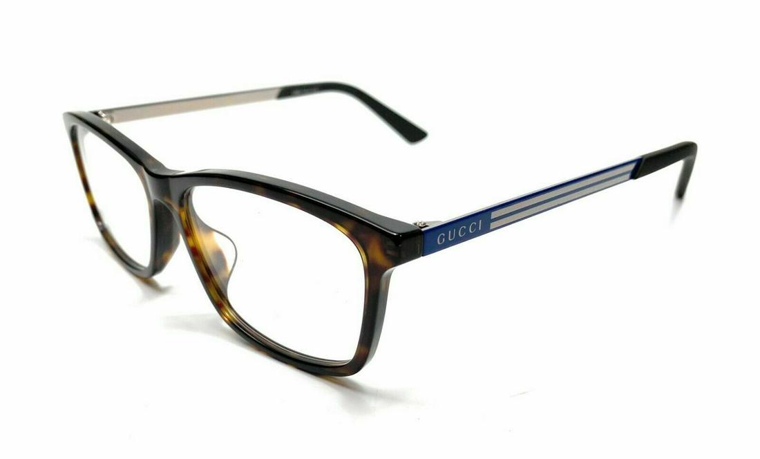 GUCCI GG0699OA 002 Havana Rectangle Men's Eyeglasses Frame 54 mm: GUCCI GG0699OA 002 Havana Rectangle Men's Eyeglasses Frame 54 mm Brand: Gucci Frame Color: Havana Type: Eyeglasses Frame Material: Plastic Acetate Features: Full Rim Style: Rectangle Lens Socket Width