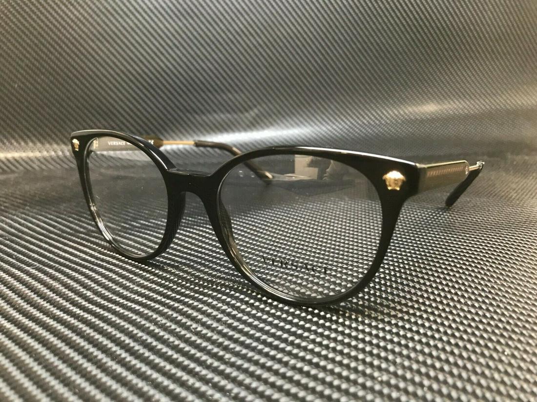 VERSACE VE3291A GB1 Black Demo Lens Women's Eyeglasses 51 mm: VERSACE VE3291A GB1 Black Demo Lens Women's Eyeglasses 51 mm Type: Eyeglasses Brand: Versace Frame Color: Black New The BIDHAUS Guarantee: All items in this auction are guaranteed to be 100% authentic