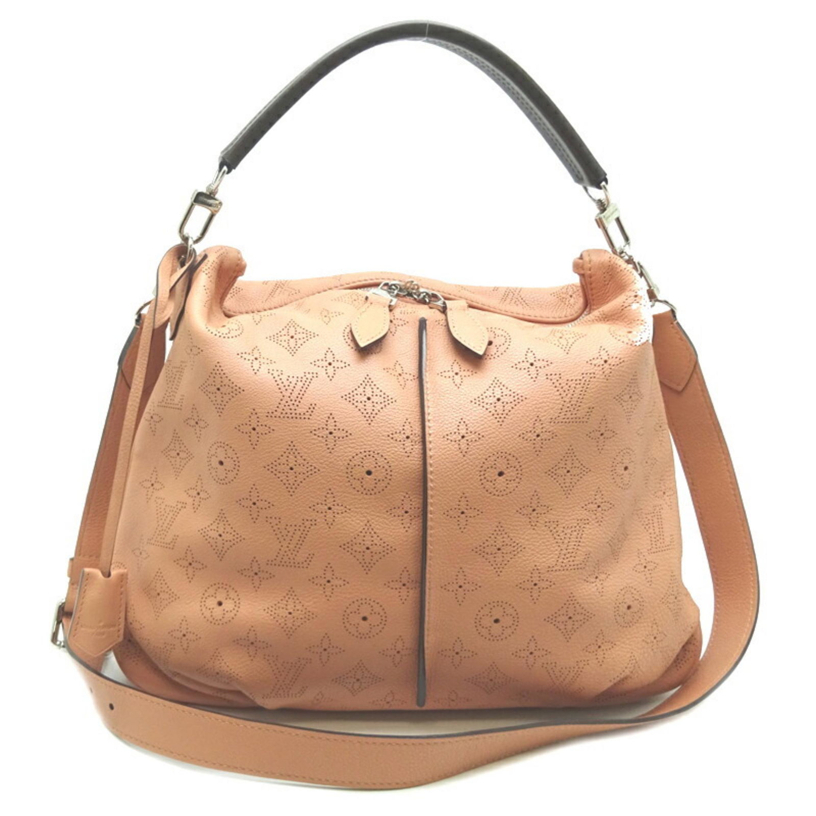 Louis Vuitton Mahina Women's Pouch Shoulder Bag Pink Rose: Louis Vuitton Mahina Women's Pouch Shoulder Bag Pink Rose Brand: Louis Vuitton Line: Mahina Type: Pouch Shoulder bag Material: Mahina leather Mahina leather: Color: Pink Rose Outer Pocket: Open pocket