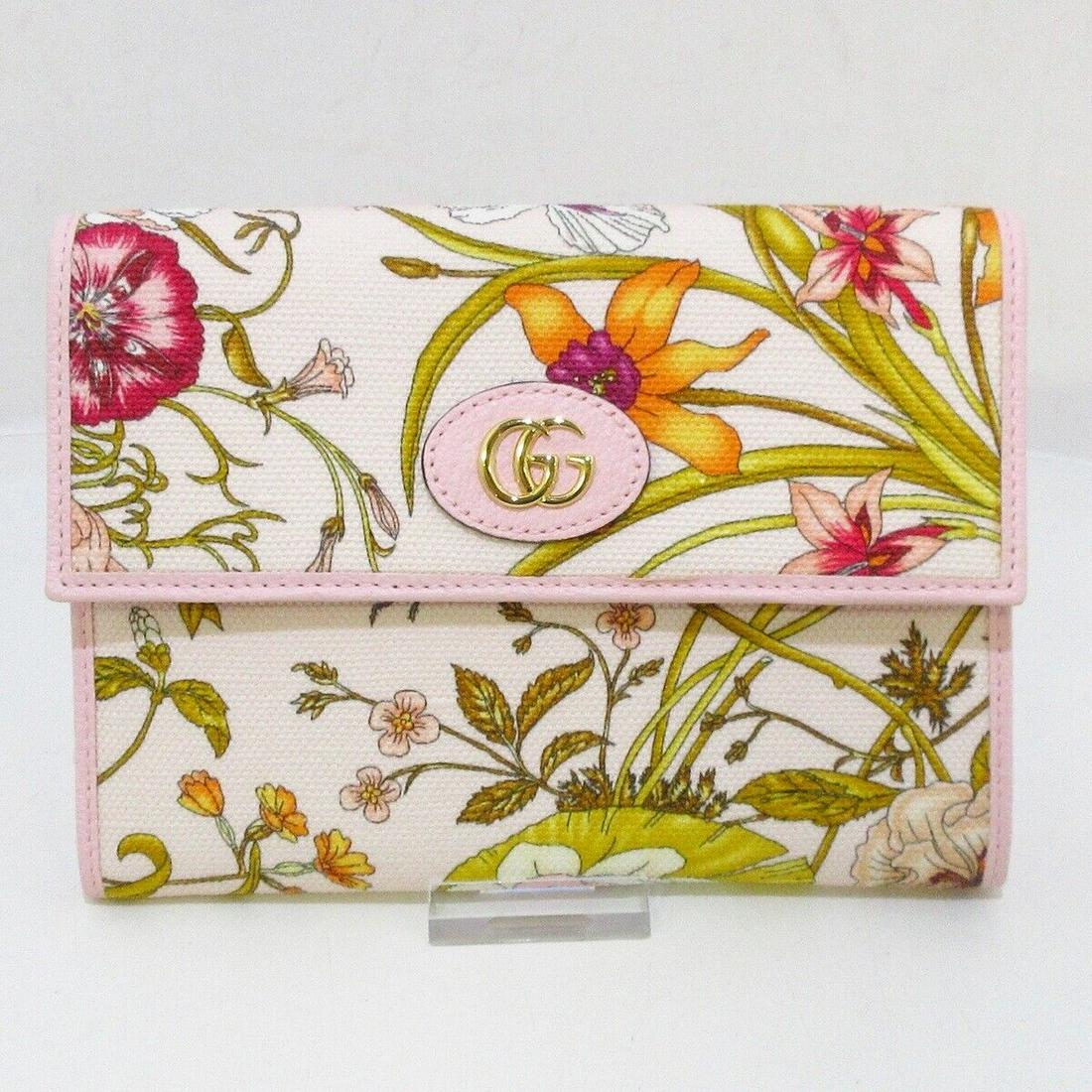 GUCCI Flora/GG Marmont 577350 Pink Khaki Multi Canvas Leather: GUCCI Flora/GG Marmont 577350 Pink Khaki Multi Canvas Leather Brand: GUCCI Style: Accessory Case Exterior Color: Pink Khaki Multi Exterior Material: Canvas Leather Model Number: 577350 Product Name: F