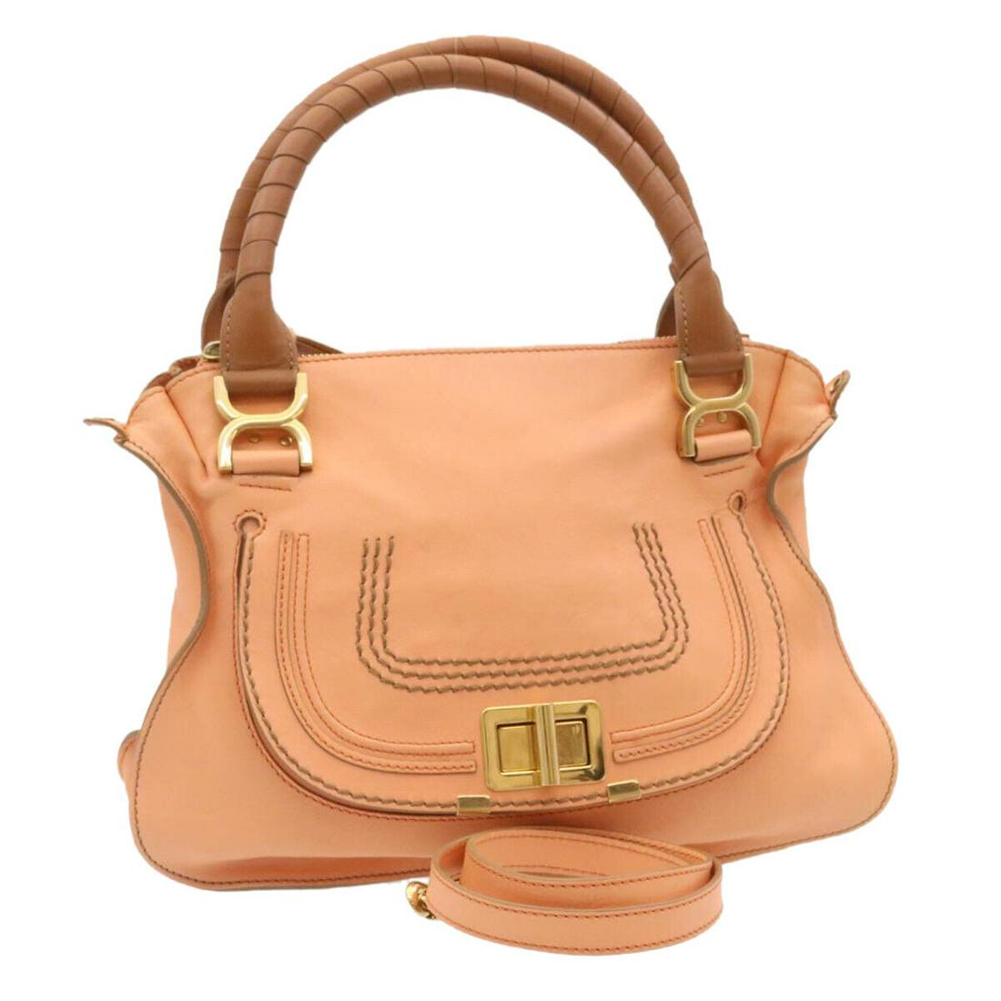 Chloe Hand Bag 2way Shoulder Bag Leather Orange: Chloe Hand Bag 2way Shoulder Bag Leather Orange Brand: Chloe Style: Hand Bag Material: Leather Exterior Color: Orange Bag Height: 11.4inch(Approx) / 29cm(Approx) Bag Depth: 0.4inch(Approx) / 1cm(Appro