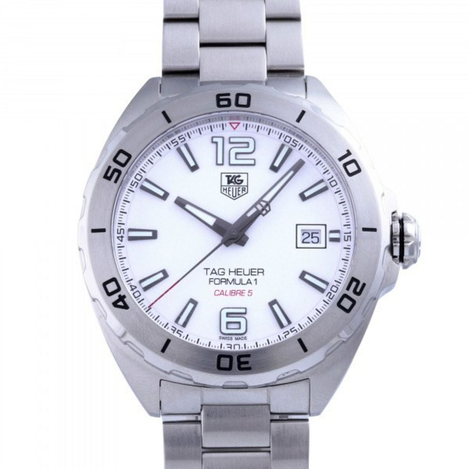 Tag heuer formula deals 1 calibre 5 white