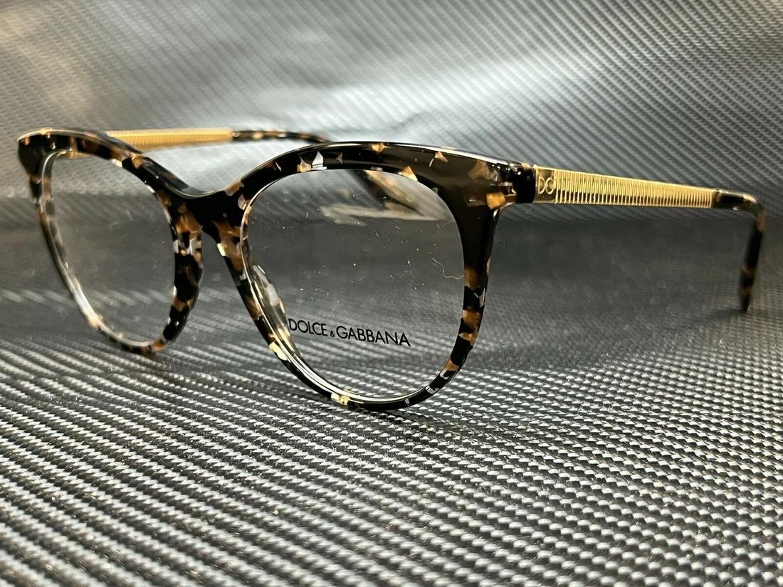 Dolce & Gabbana DG 3316 911 Havana Women's Eyeglasses Frame 52-18: Dolce & Gabbana DG 3316 911 Havana Women's Eyeglasses Frame 52-18 Brand: Dolce&Gabbana Frame Color: Havana Type: Eyeglasses Lens Socket Width: 52 mm Frame Material: Metal Plastic Bridge Width: 18 mm T