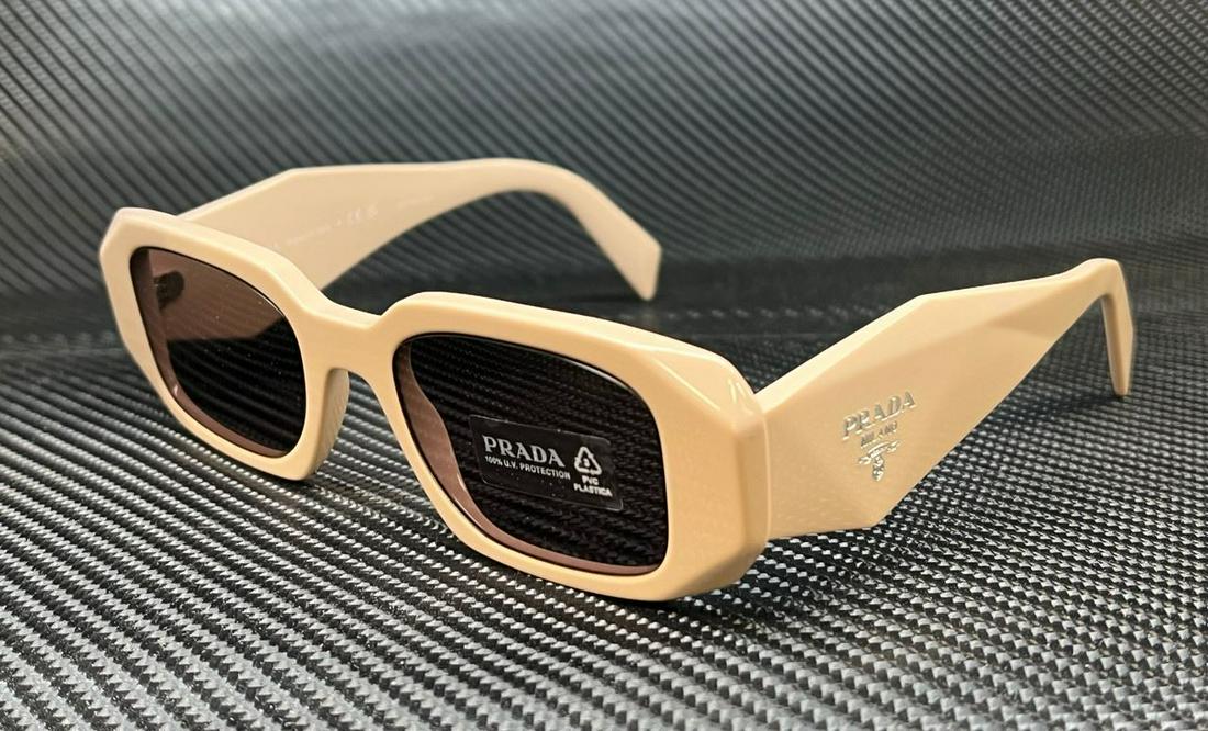 PRADA PR 17WS VYJ6X1 Pink Brown Women's 49 mm Sunglasses: PRADA PR 17WS VYJ6X1 Pink Brown Women's 49 mm Sunglasses Lens Technology: Anti-Reflective Vintage: No Brand: PRADA Frame Color: Ivory Type: Sunglasses Lens Material: Polycarbonate Model: Prada PR17WS