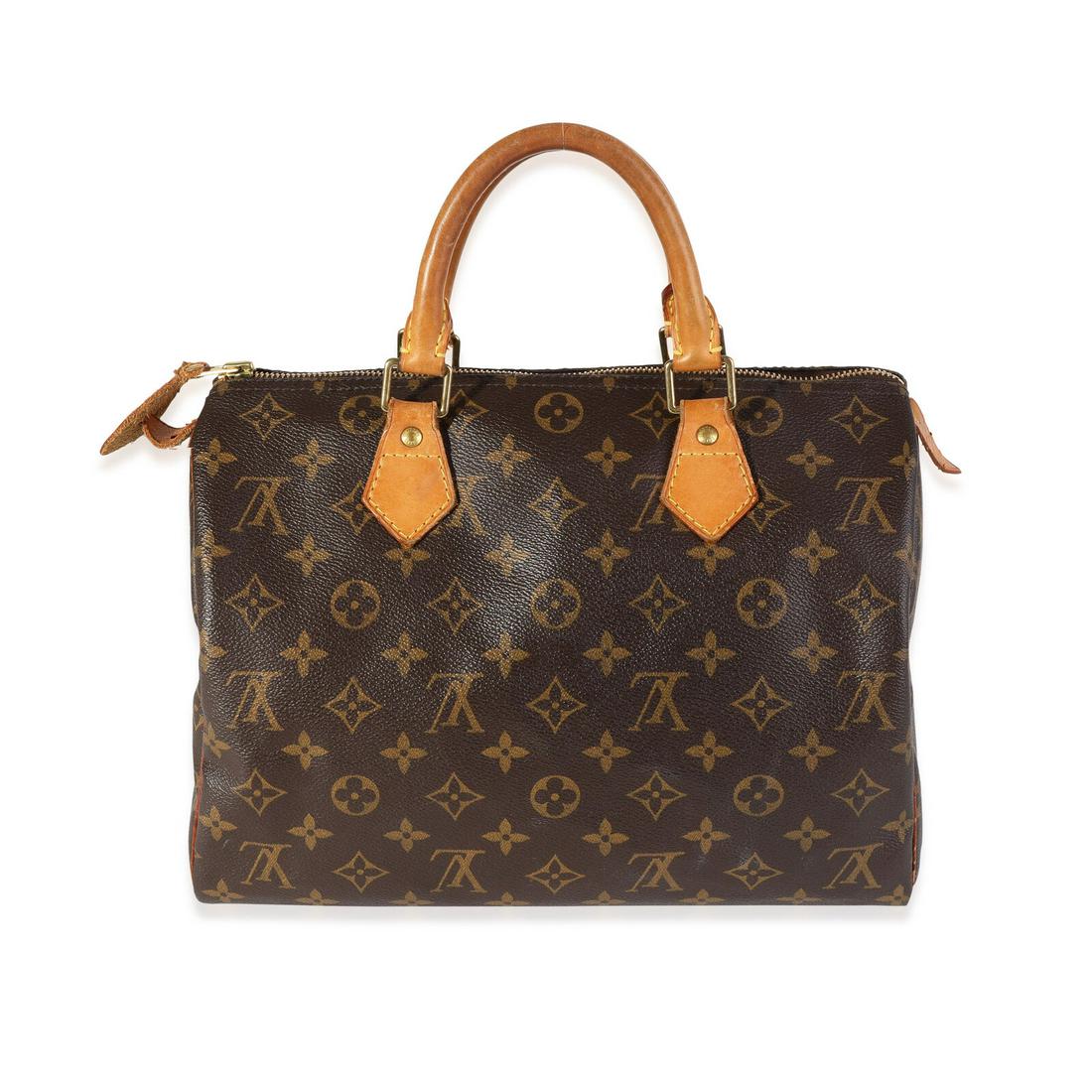 Louis Vuitton Monogram Canvas Speedy 30: Louis Vuitton Monogram Canvas Speedy 30 Dimensions: 11 x 8 x 6 Handbag Accessories: None Bag Length: 11 in Bag Depth: 6 in Bag Height: 8 in Style: Top Handle Material: Coated Canvas Color: Brown Closu
