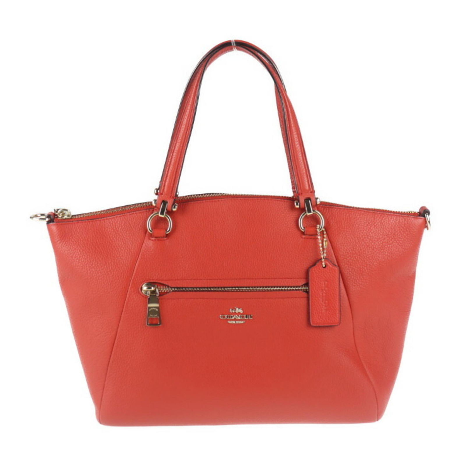 COACH Prairie Satchel Handbag 34340 Leather Red 2WAY Shoulder Bag: COACH Prairie Satchel Handbag 34340 Leather Red 2WAY Shoulder Bag Brand: Coach Type: Handbag Shopping bag Shoulder bag Tote bag Color: Red color Inner Pocket: Zipper pocket1 Zipper pocket: 1 Outer Poc