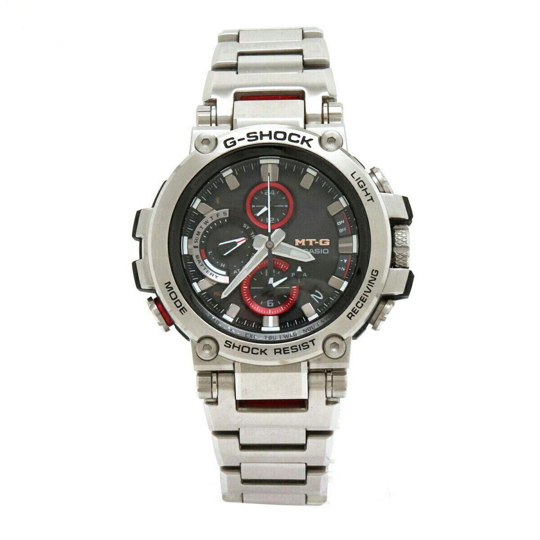 CASIO G-Shock G-STEEL tough solar multiband 6 SS black men's