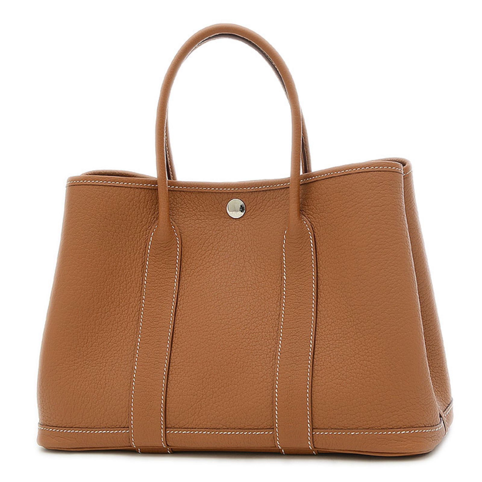 Hermes Garden Party TPM 30 Handbag Negonda Gold U Stamp: Hermes Garden Party TPM 30 Handbag Negonda Gold U Stamp Brand: Hermes Line: Garden Type: Handbag Tote bag Material: Negonda leather Negonda leather: Color: Gold Hardware Color: Silver Gender: Women Si