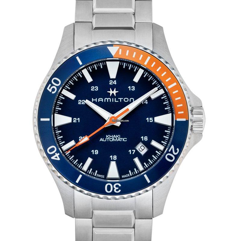 Hamilton Khaki Navy Scuba: Hamilton Khaki Navy Scuba Brand: Hamilton Model: Khaki Navy Scuba Dealer product code: 15522A Movement: Automatic Case material: Steel Bracelet material: Steel Year of production: Unknown Condition: N