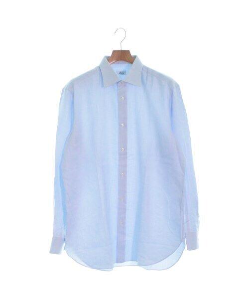 Brioni Dress Shirt Light bluexWhite(Check Pattern) 43(Approx. XXL): Brioni Dress Shirt Light bluexWhite(Check Pattern) 43(Approx. XXL) Brand: Brioni Color: Light bluexWhite(Check Pattern) "Size (Men's): 43 (XXL rank)" Size Type: Regular Type: Dress shirt B: Reasonable