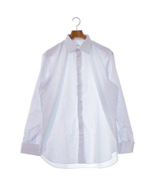 Brioni Dress Shirt WhitexLight blue(Stripe Pattern) 42(Approx. XL): Brioni Dress Shirt WhitexLight blue(Stripe Pattern) 42(Approx. XL) Brand: Brioni Color: WhitexLight blue(Stripe Pattern) Size: 42(Approx. XL) "Size (Men's): 42 (XL rank)" Size Type: Regular Type: Dres