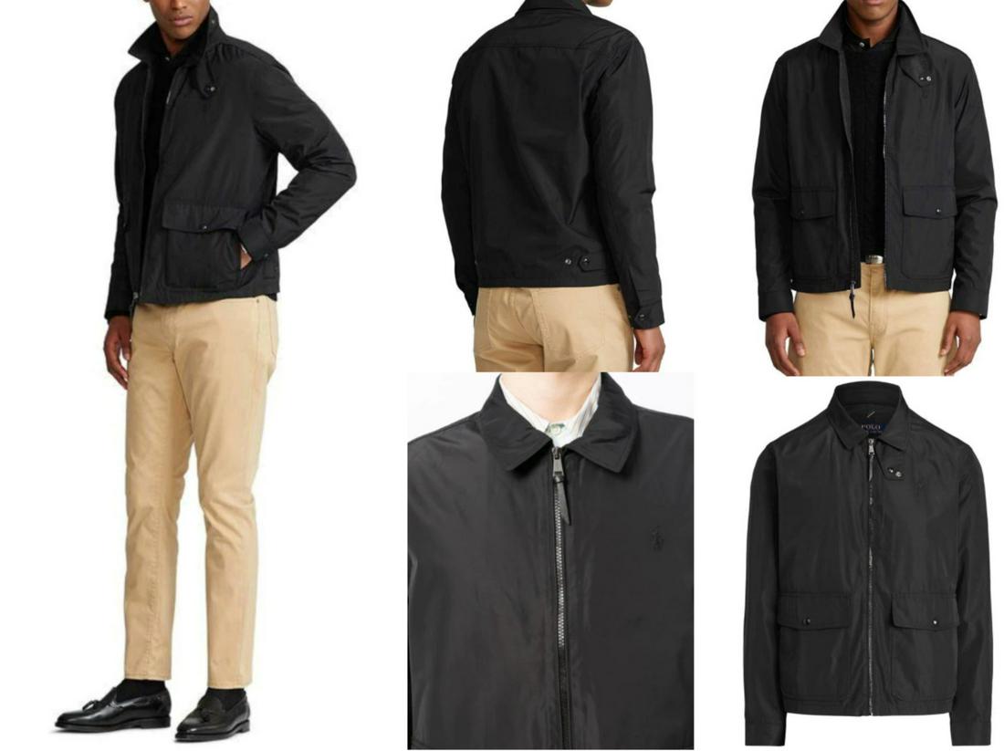 Polo Ralph Lauren CLYBOURN Water Repellent Jacket Lined Blouson Bomber Size L: Polo Ralph Lauren CLYBOURN Water Repellent Jacket Lined Blouson Bomber Size L Brand: Polo Ralph Lauren Style: Wind Rain Lined jacket Garment Care: Machine Washable Accents: Logo Polo Ralph Lauren Clyb